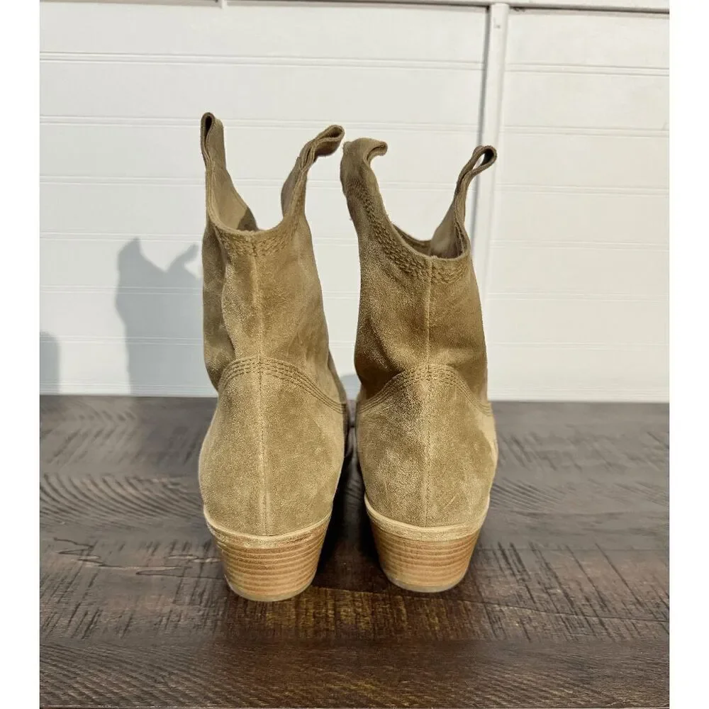 Pedro Garcia Bristol Suede Cowboy Booties